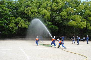 小型動力ポンプ操法