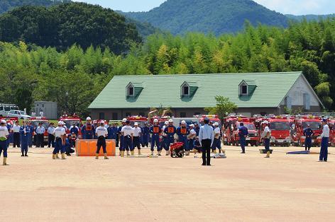 消防訓練（放水訓練）