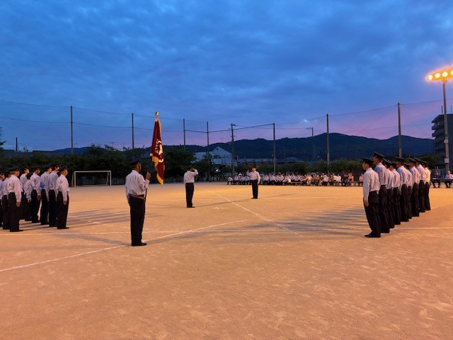 訓練披露会の様子