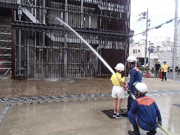放水体験