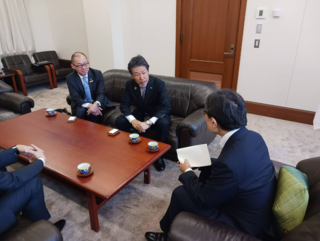 株式会社JTB　表敬訪問の様子