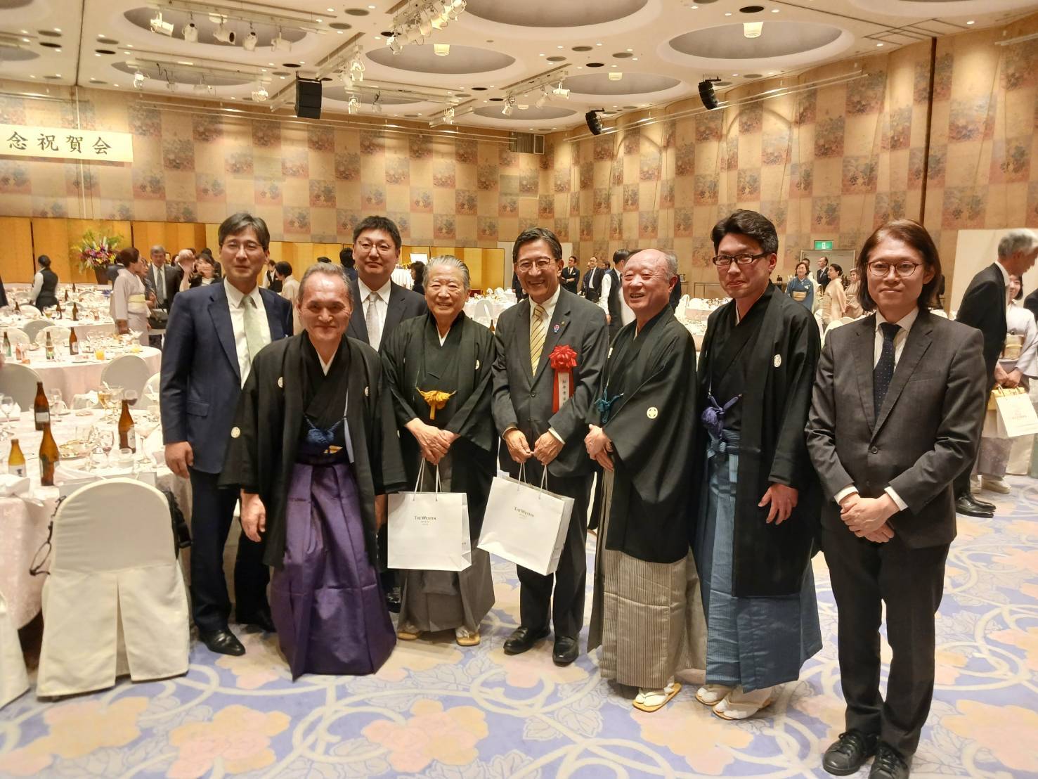金剛永謹氏　人間国宝認定等記念祝賀会