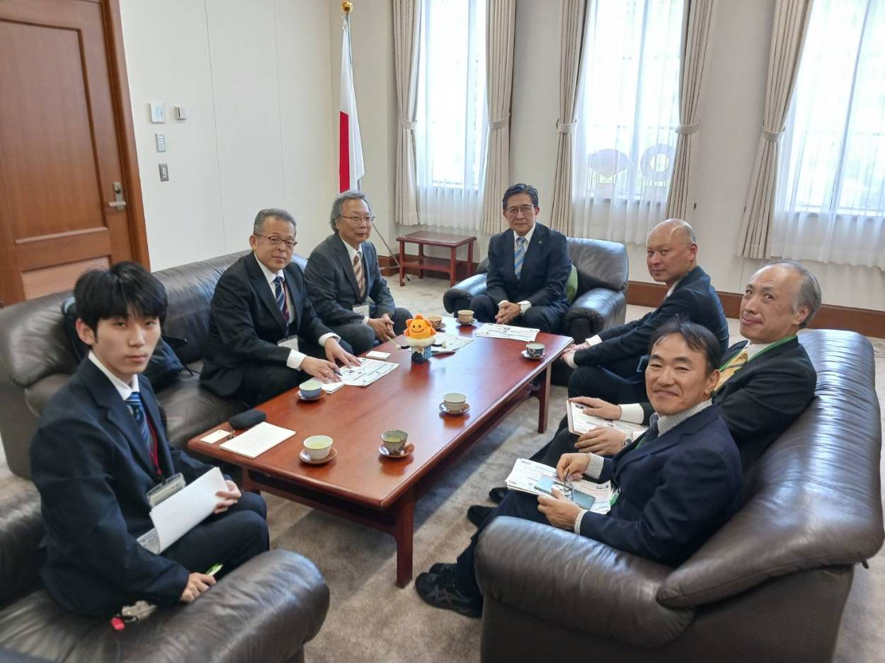 京都地方気象台長 来庁