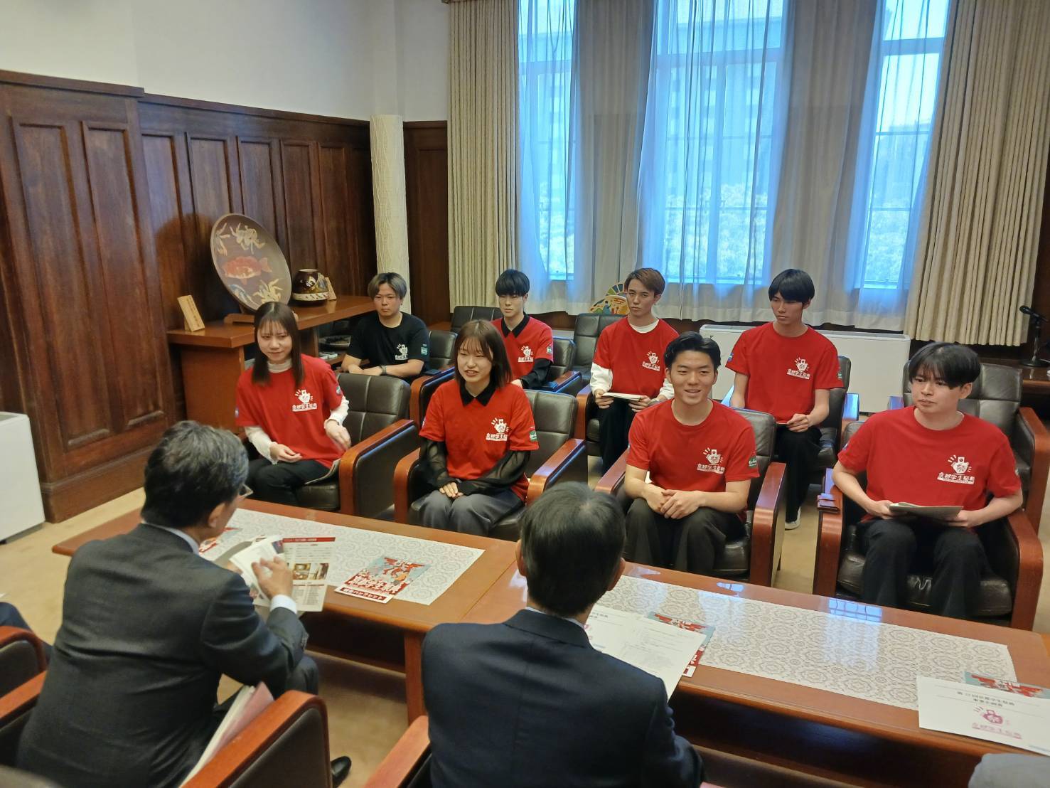 学生祭典実行委員会表敬訪問