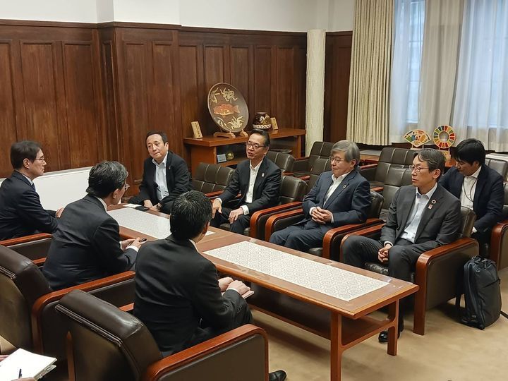 阪急阪神不動産株式会社　杉山健博会長ほか、表敬訪問