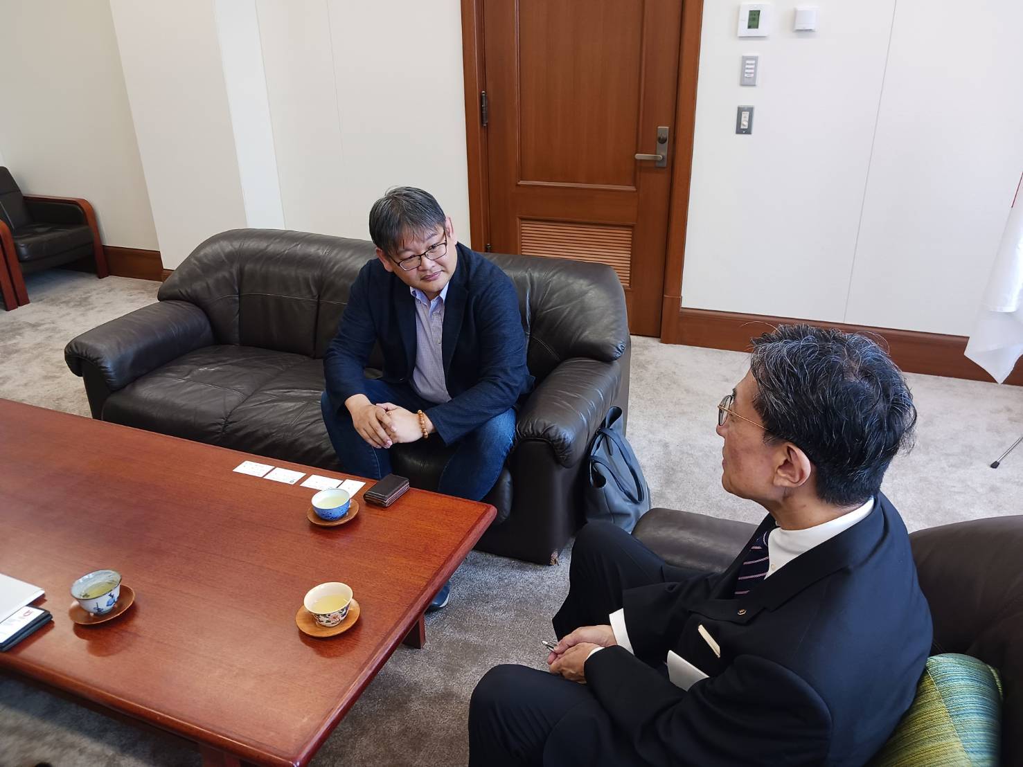 龍谷大学　深尾昌峰副学長　表敬訪問