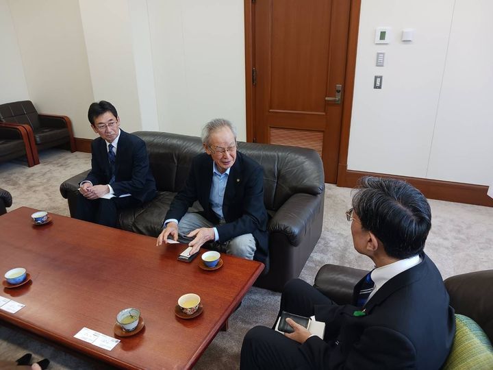 京都先端科学大学　前田正史学長　表敬訪問