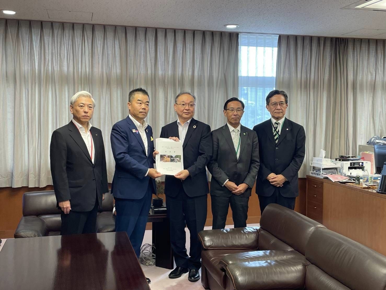 国土交通省へ国道1号バイパスに関する要望を実施