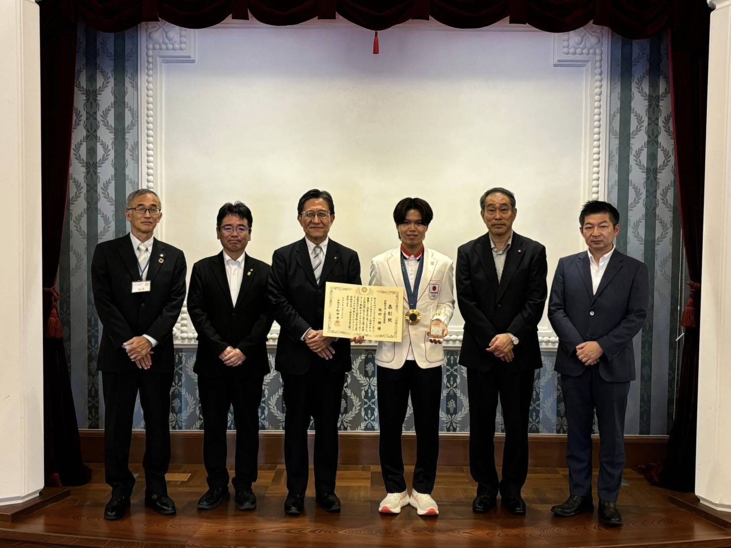 飯村一輝選手に京都市スポーツ最高栄誉賞授与