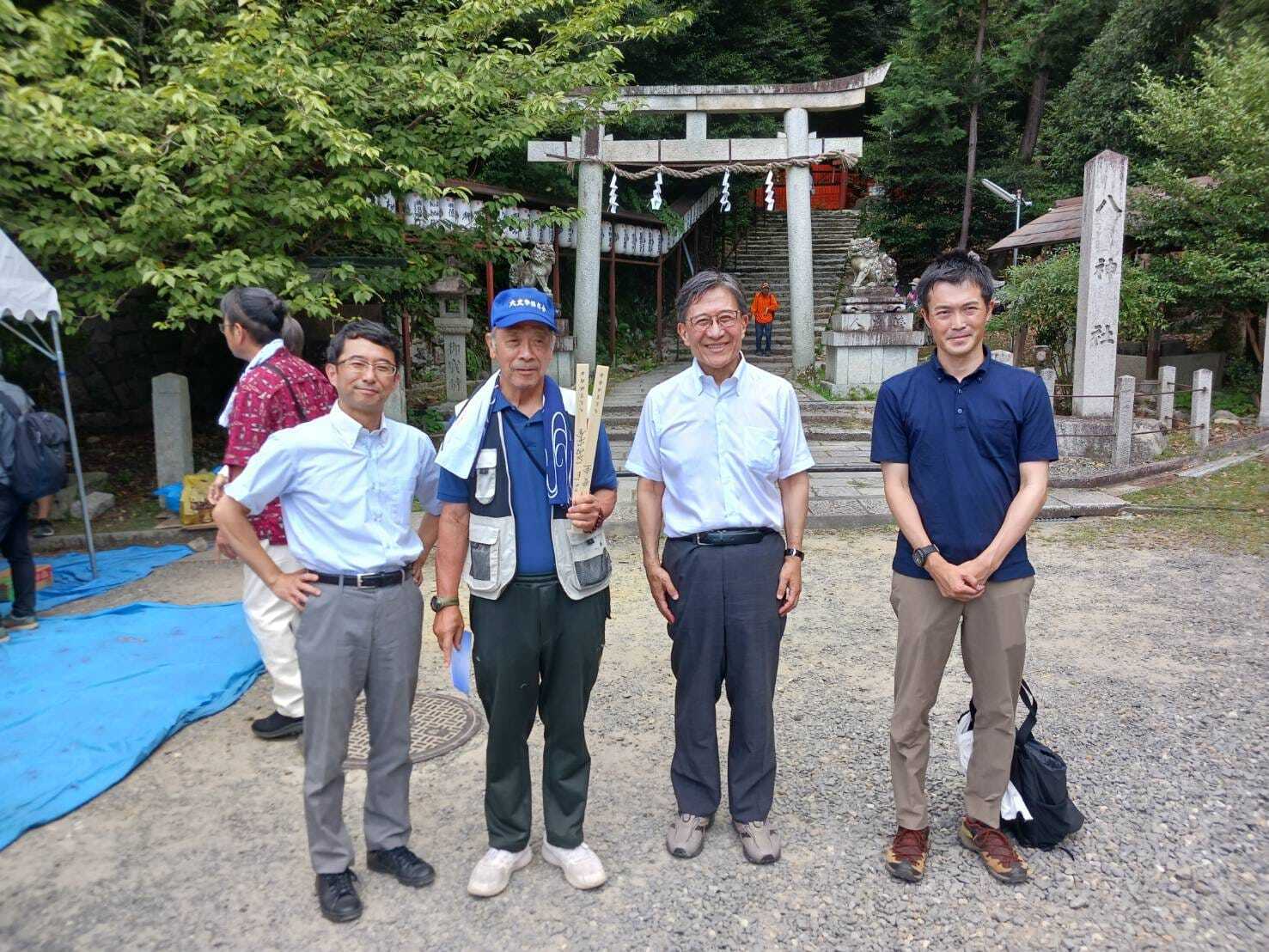 大文字保存会　訪問