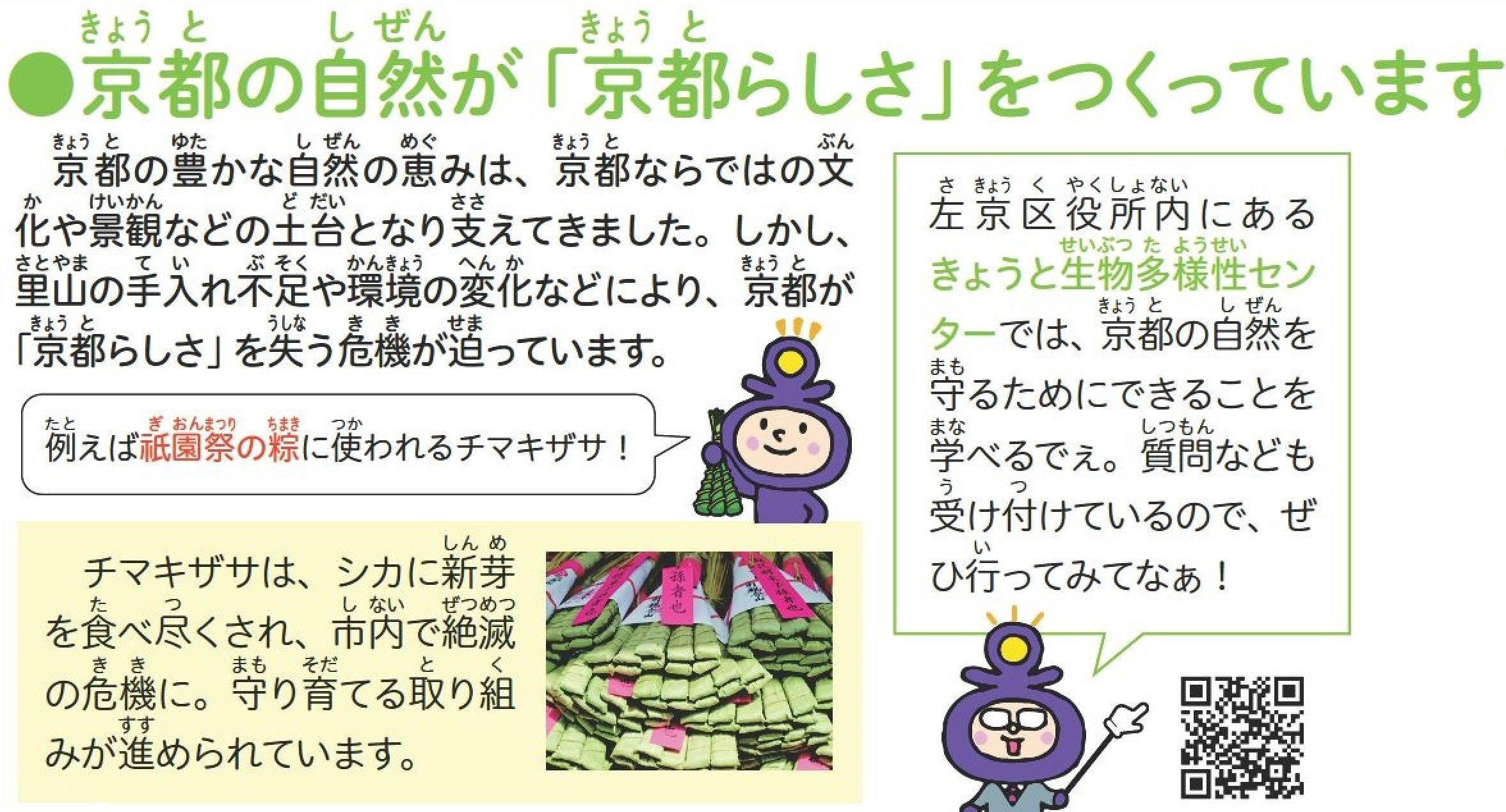京都の自然についての説明