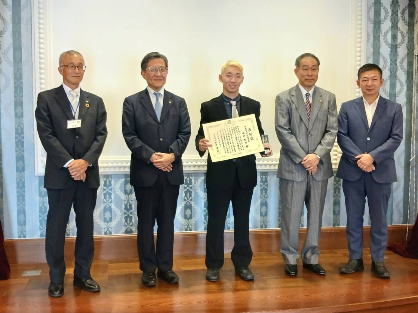 BMX中村輪夢選手に京都市スポーツ栄誉賞　授与