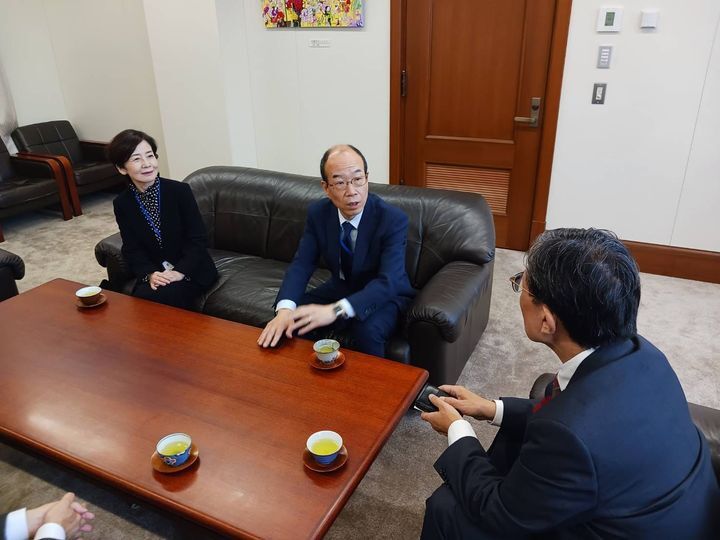 文化庁　森田正信次長　意見交換