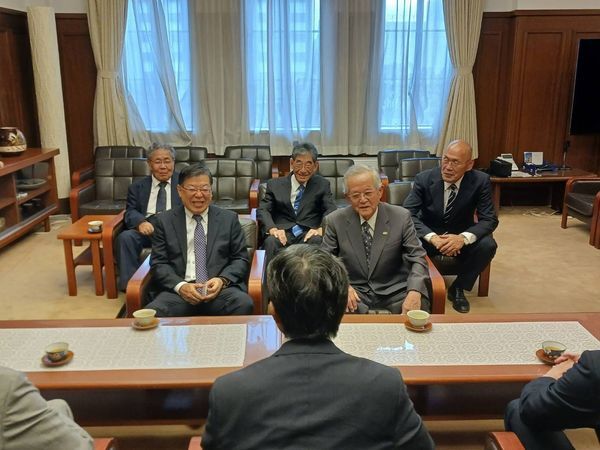 平安講社　表敬訪問