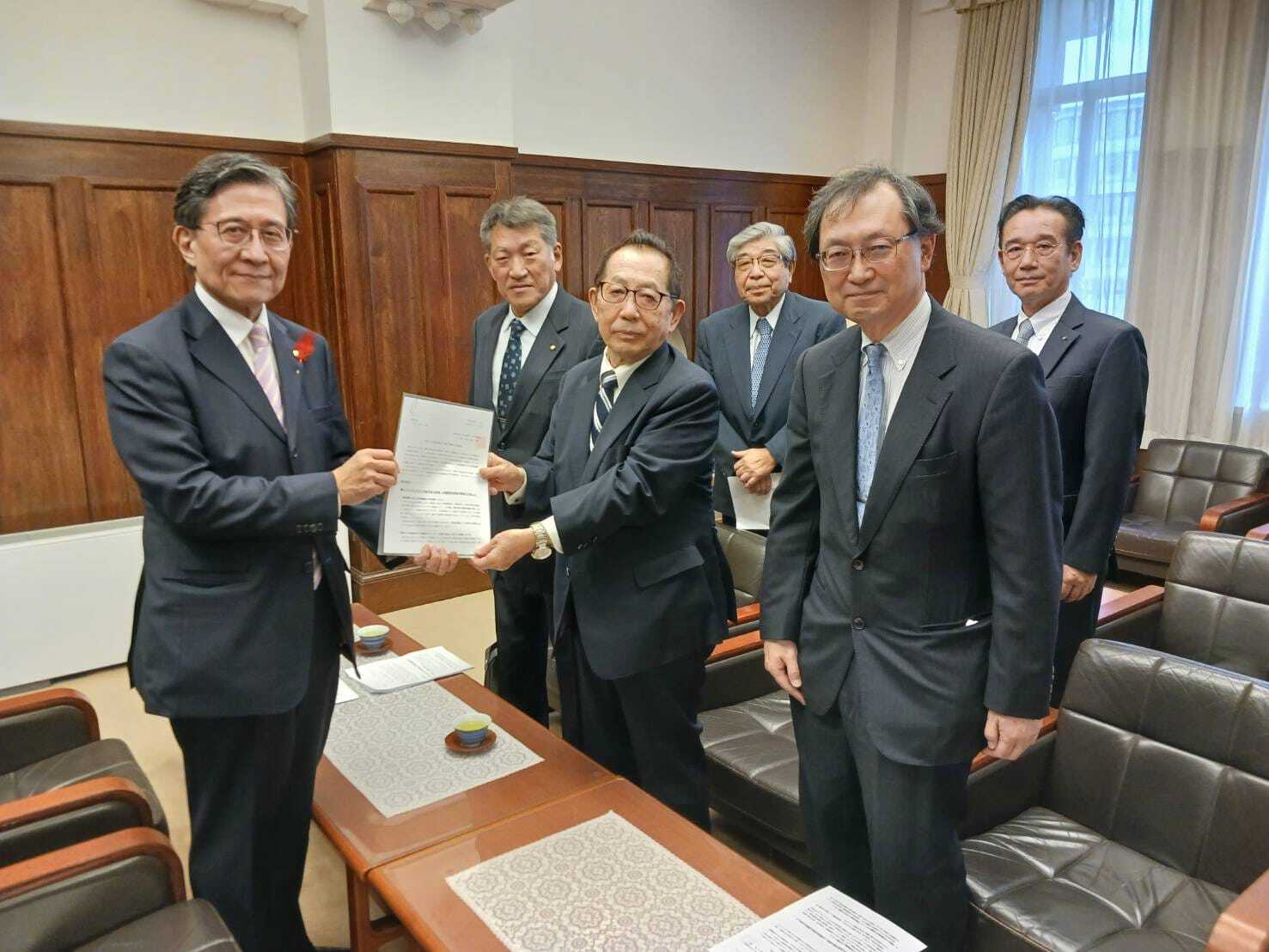 京都私立病院協会より「令和7年度京都市予算に関する要望」　受領