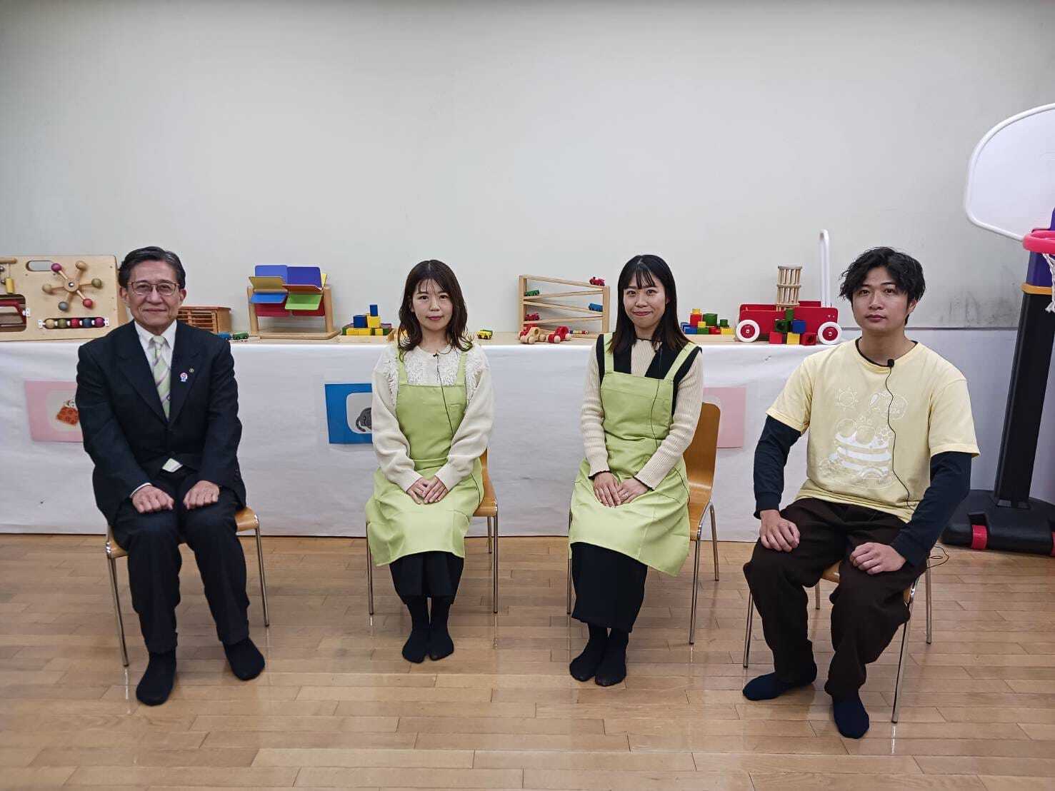 YouTube「京都市長・松井こうじの部屋」撮影（京都市こどもみらい館）