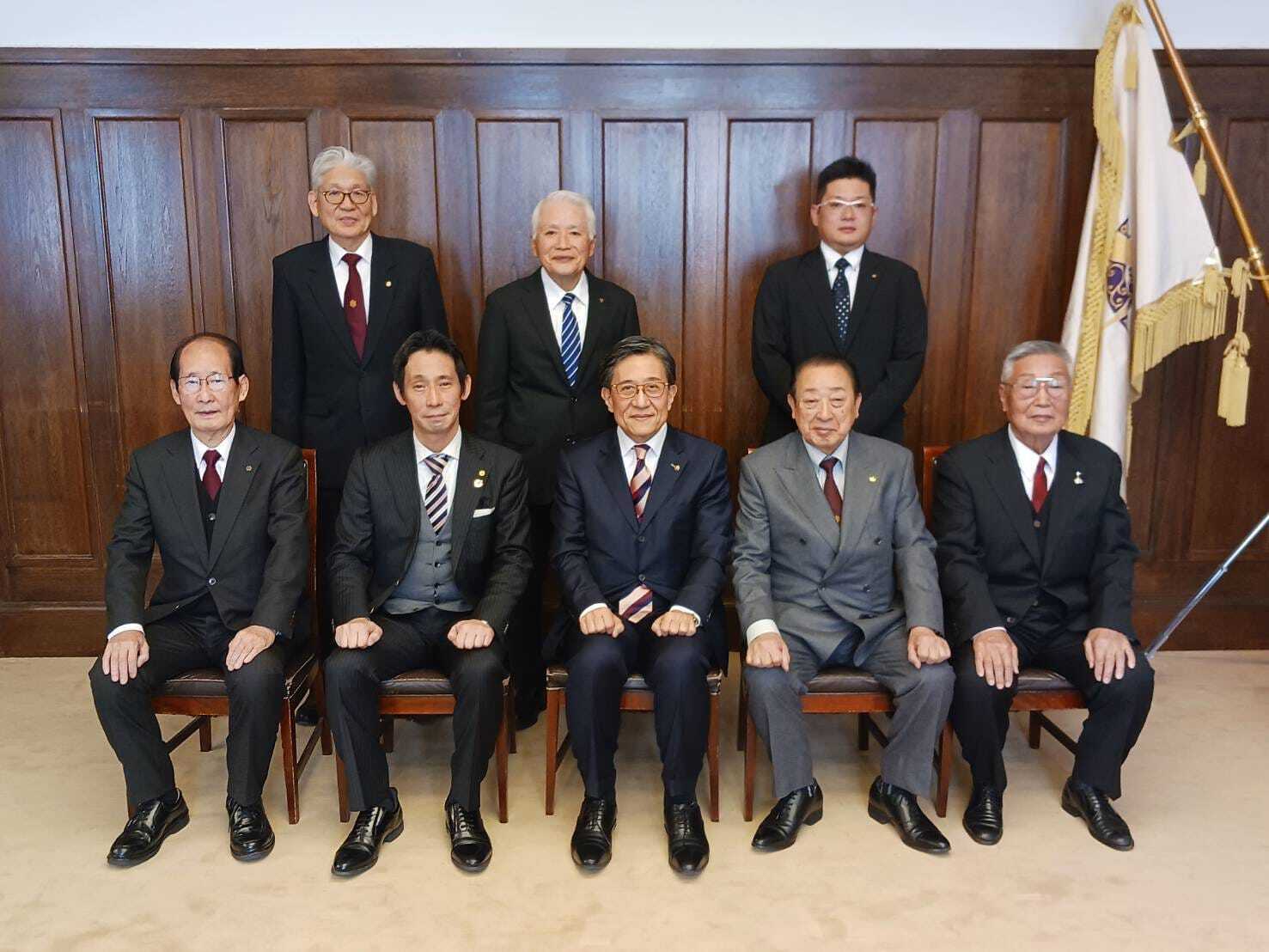 京都府詩吟連盟　表敬訪問