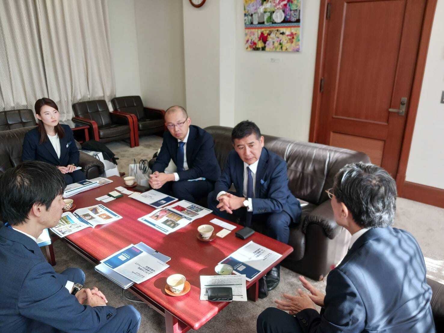 株式会社エアウィーヴ　表敬訪問