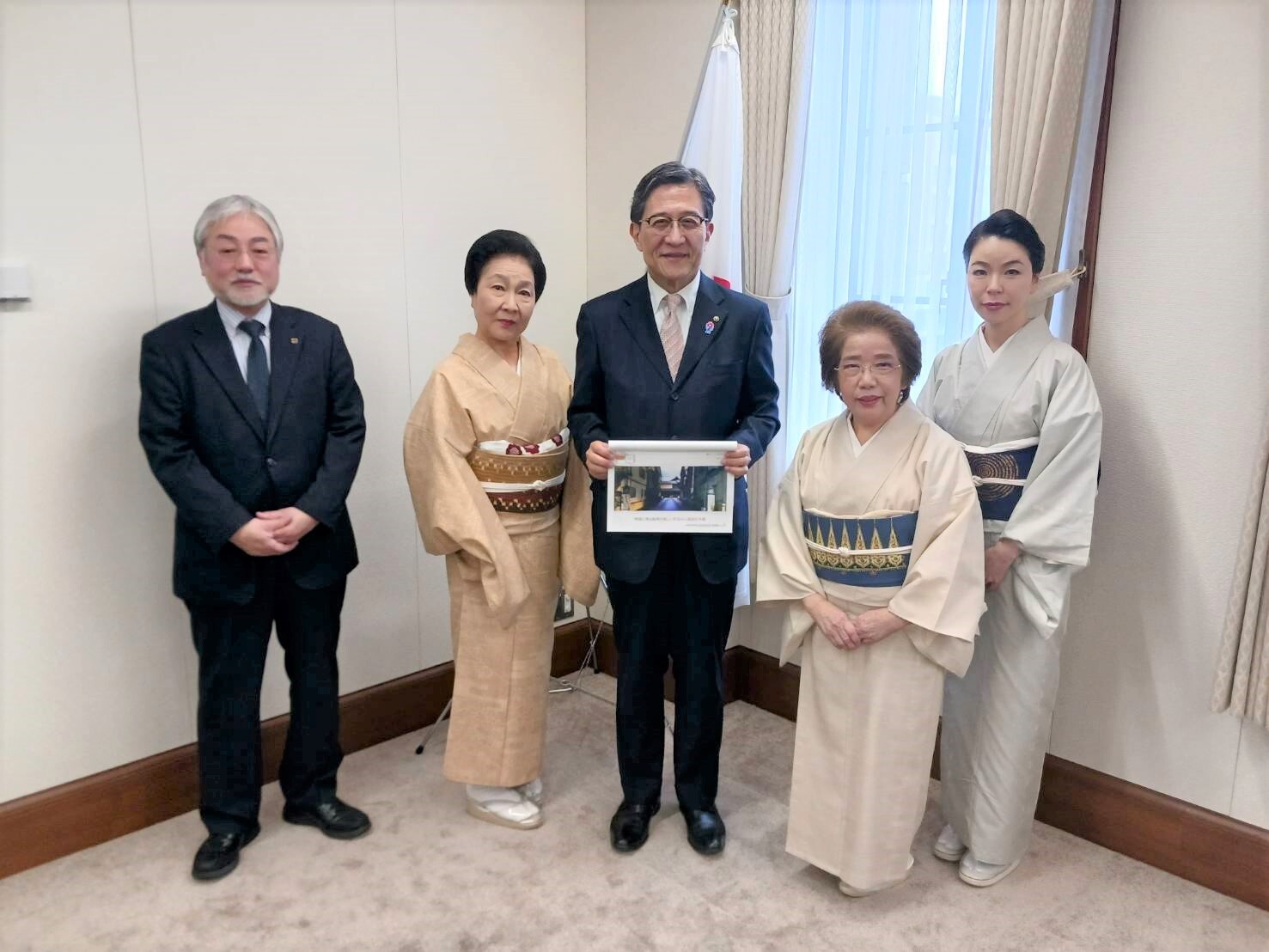 宮川町お茶屋組合　表敬訪問