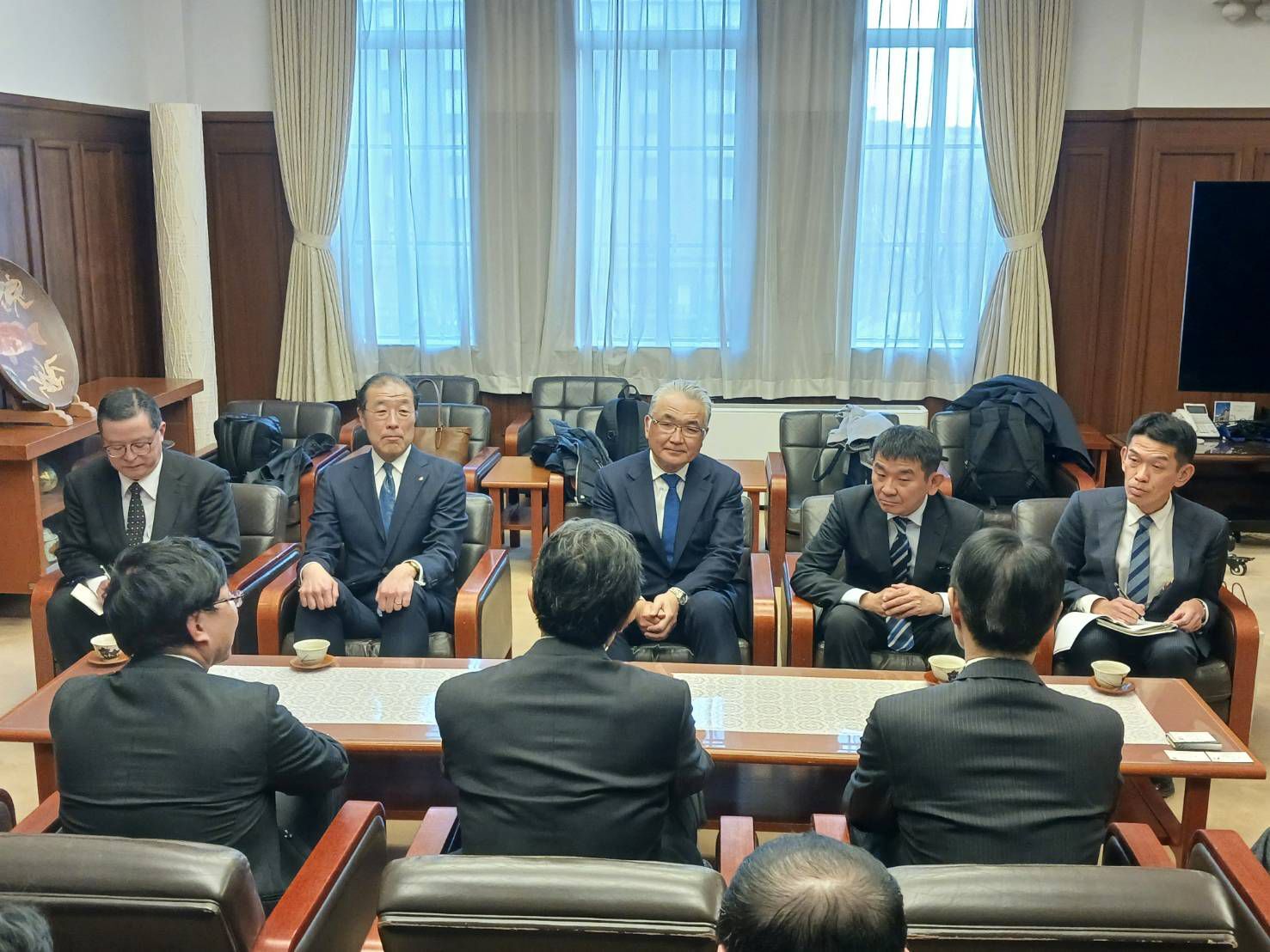 崇仁市営住宅8棟跡地活用代表事業者　表敬訪問
