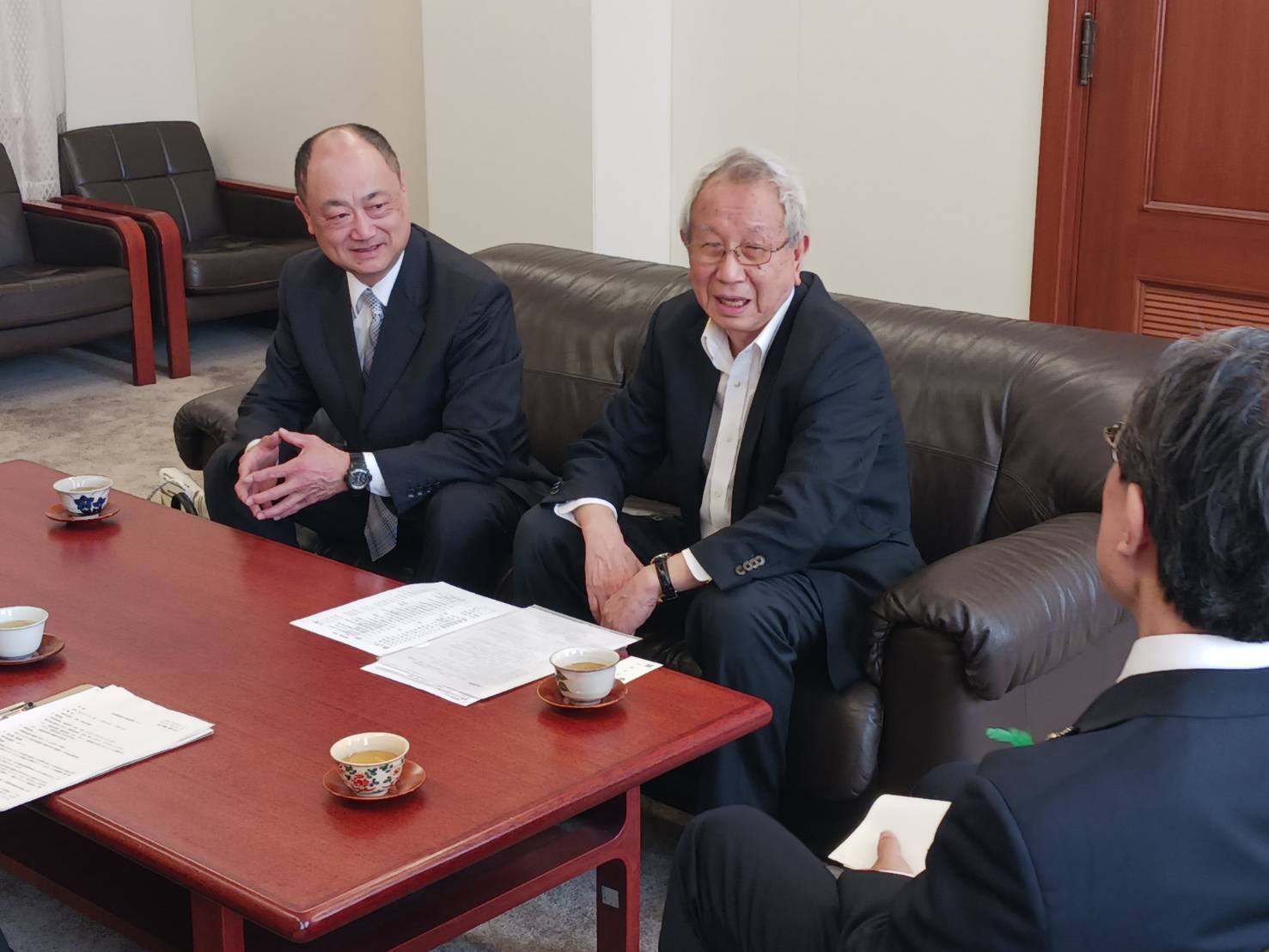 京都書画院　株式会社賛交社　表敬訪問