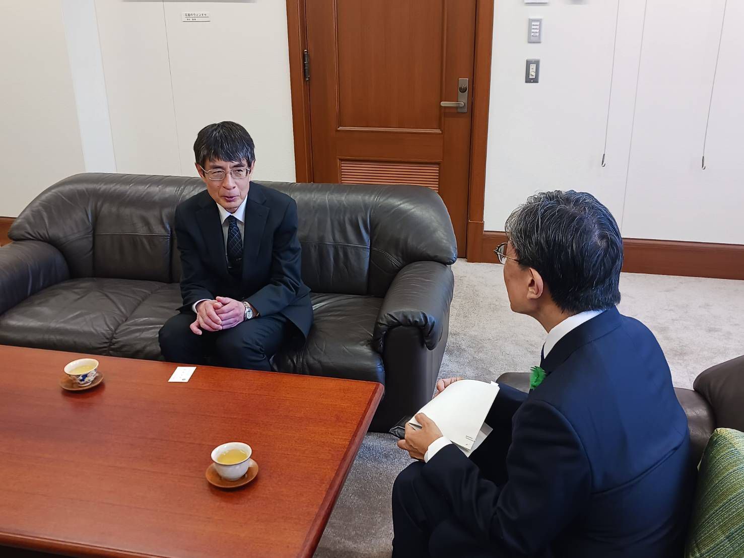 宮内庁京都事務所　武田誠司所長　表敬訪問