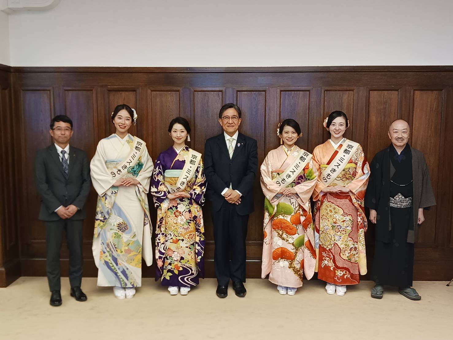2025京都・ミスきもの表敬訪問