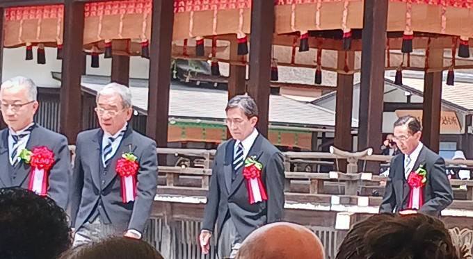 葵祭　「社頭の儀」