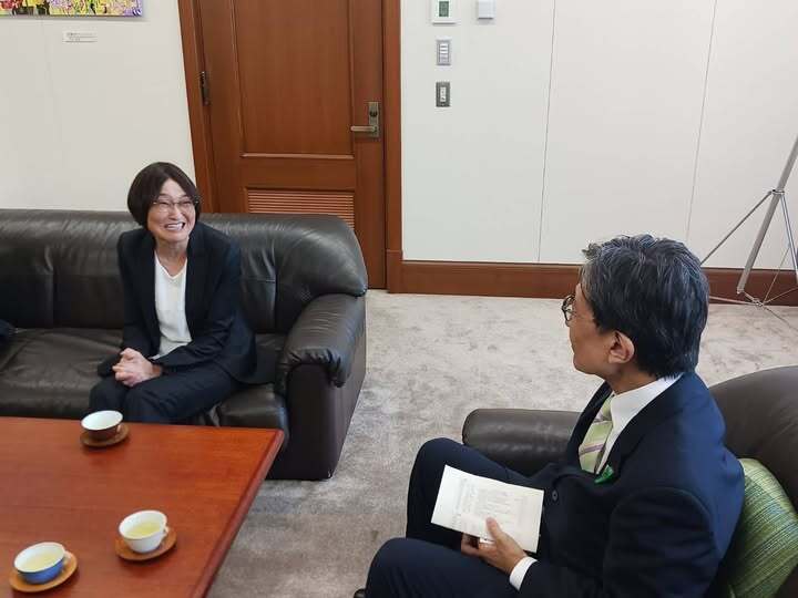 国立京都国際会館　村上圭子事務局長　表敬訪問