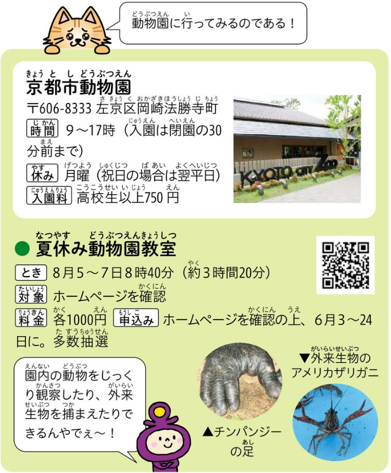 京都市動物園のデータ
