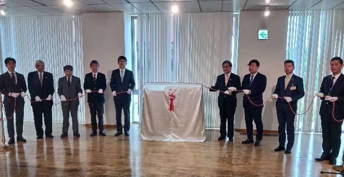 スマートごみ箱の寄付受納（株式会社木下カンセー）