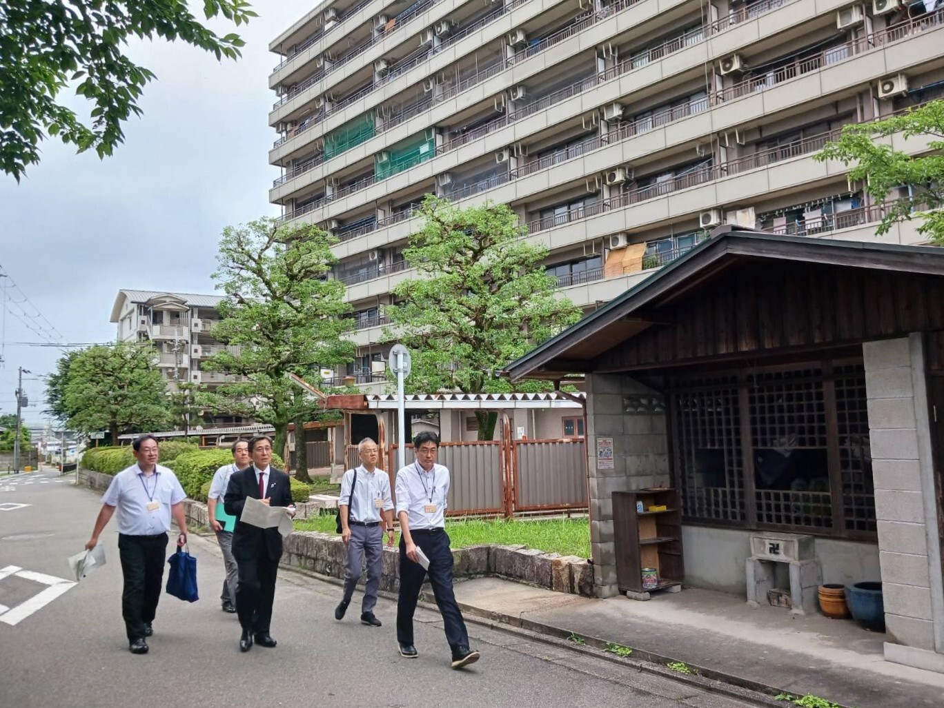 養正市営住宅周辺　視察