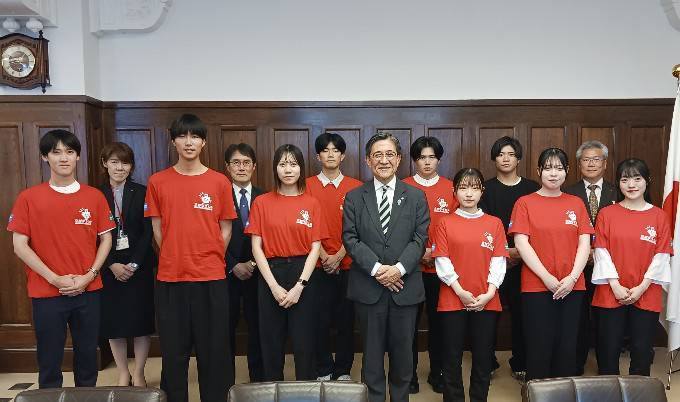 京都学生祭典実行委員会　表敬訪問
