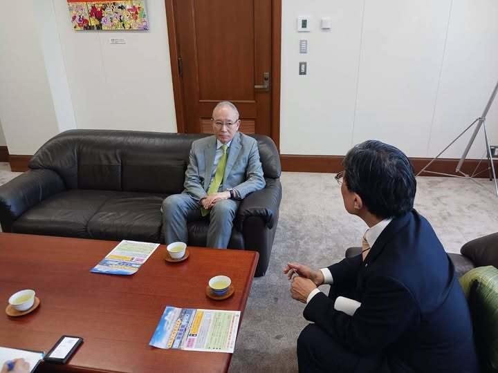 松田邦紀前ウクライナ特命全権大使　表敬訪問