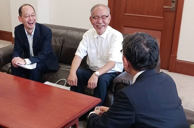 三若神輿会　表敬訪問