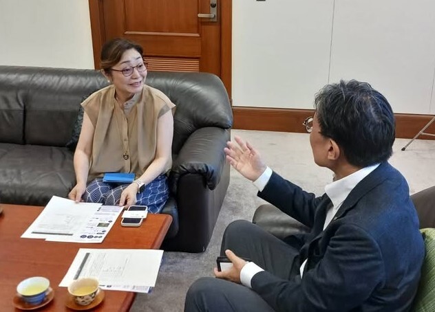 京都大学経営管理大学院客員教授　我喜屋まり子先生　懇談
