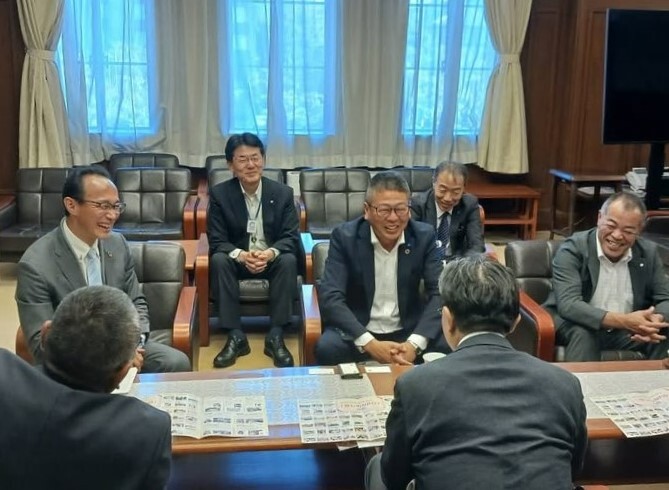 近畿労働金庫　宮﨑正理事長　表敬訪問