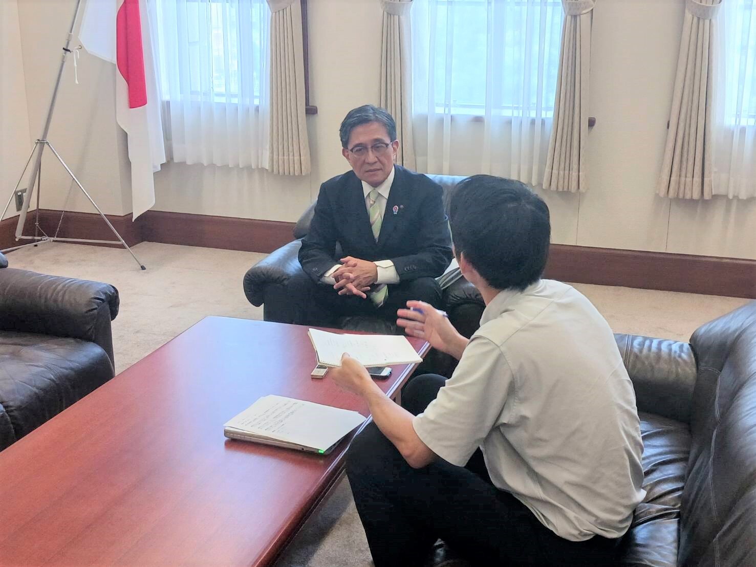 京都新聞インタビュー