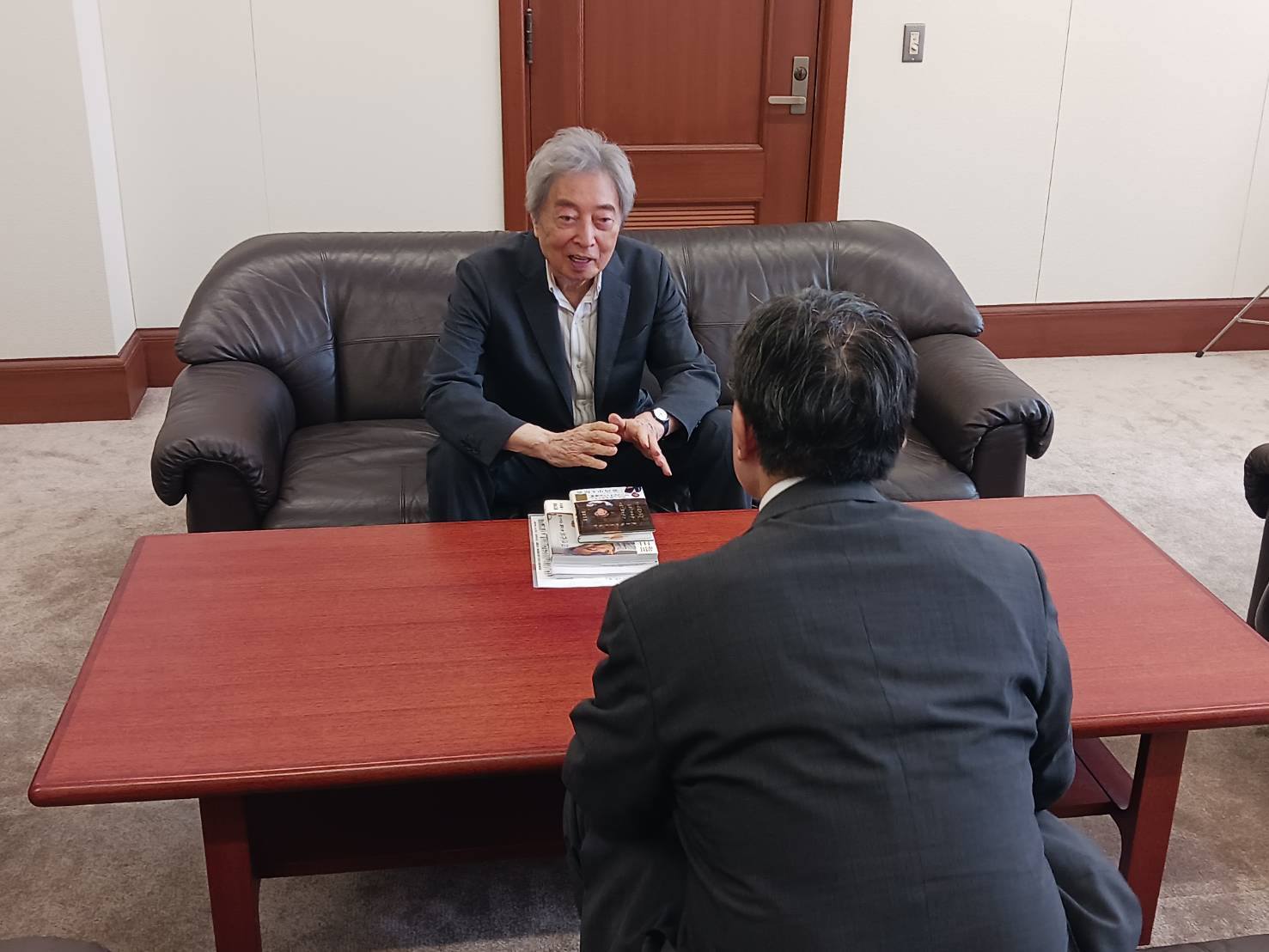 細川護熙元首相との懇談