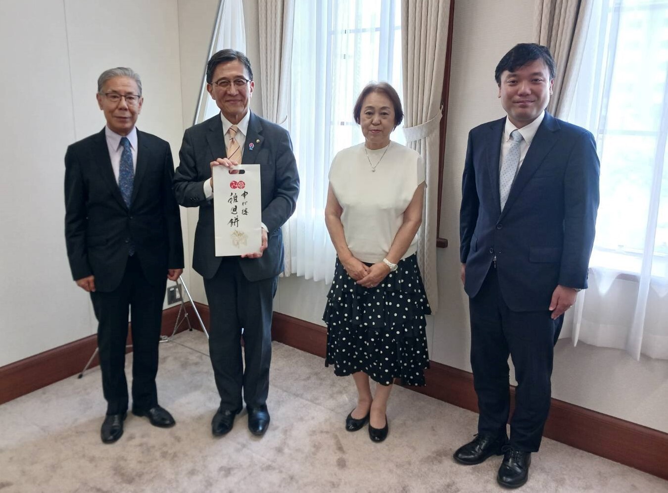 中村楼　表敬訪問