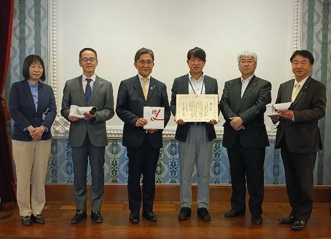 ニシムラ株式会社からの寄付受納