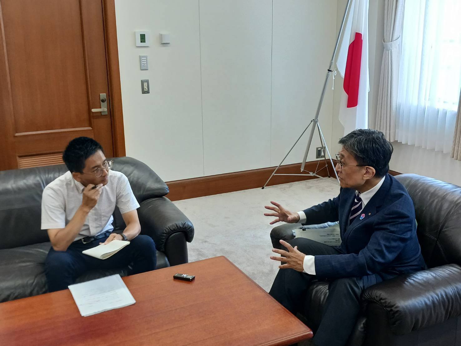 文化庁・都倉長官への表敬訪問