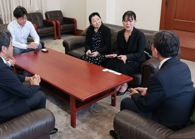 慶應義塾女子高等学校　表敬訪問