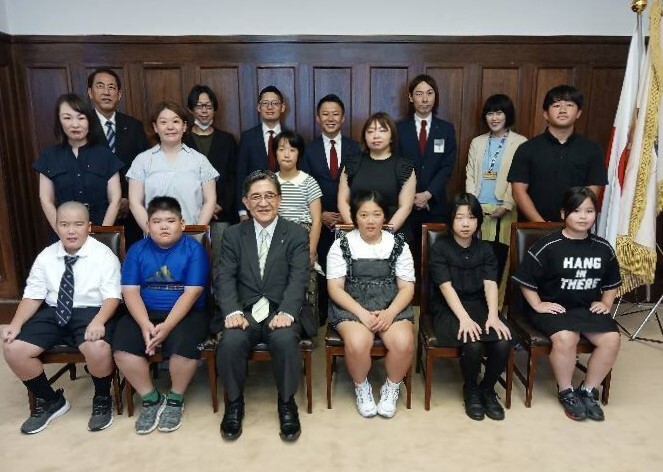 「わんぱく相撲全国大会」京都府代表選手　表敬訪問