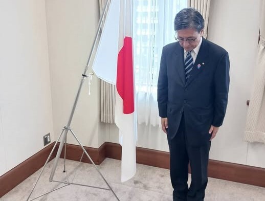 終戦記念日の黙祷