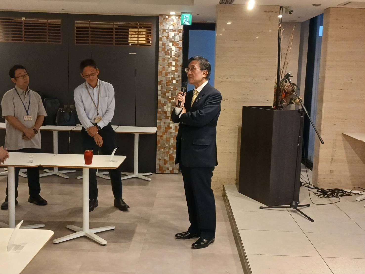 経験者として採用された職員の懇親会