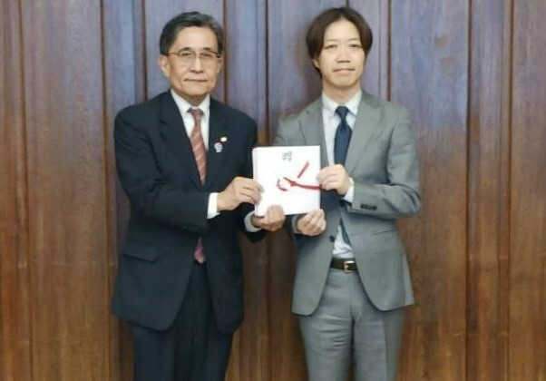 京都環境事業協同組合　寄付受納式