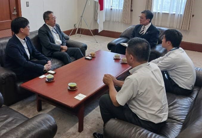 近畿財務局坂口和家男局長　表敬訪問
