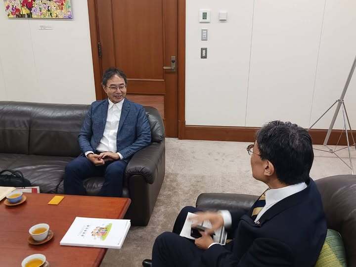 大谷大学教授の志藤修史先生との懇談