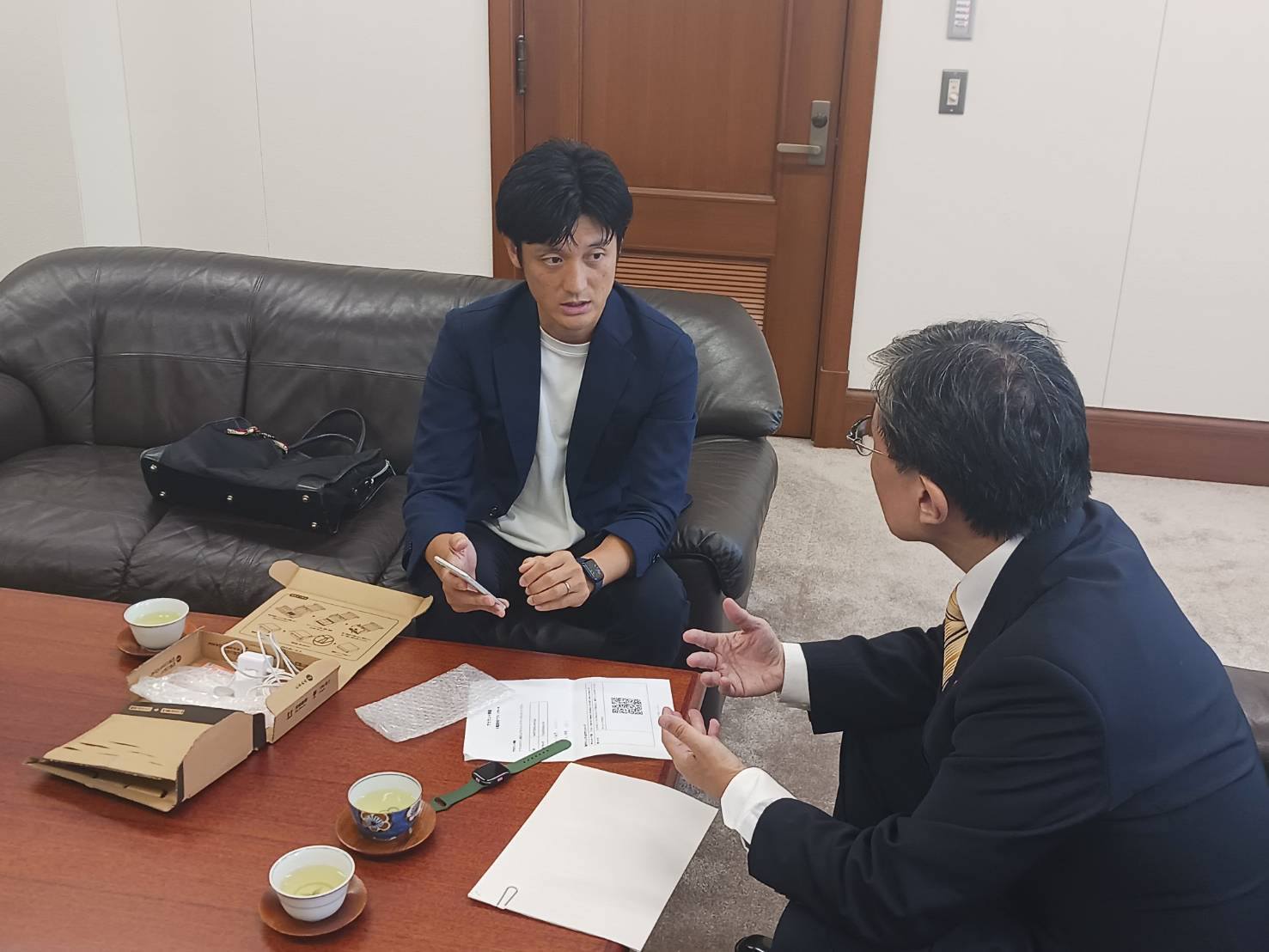 京都府立医科大学妹尾准教授表敬
